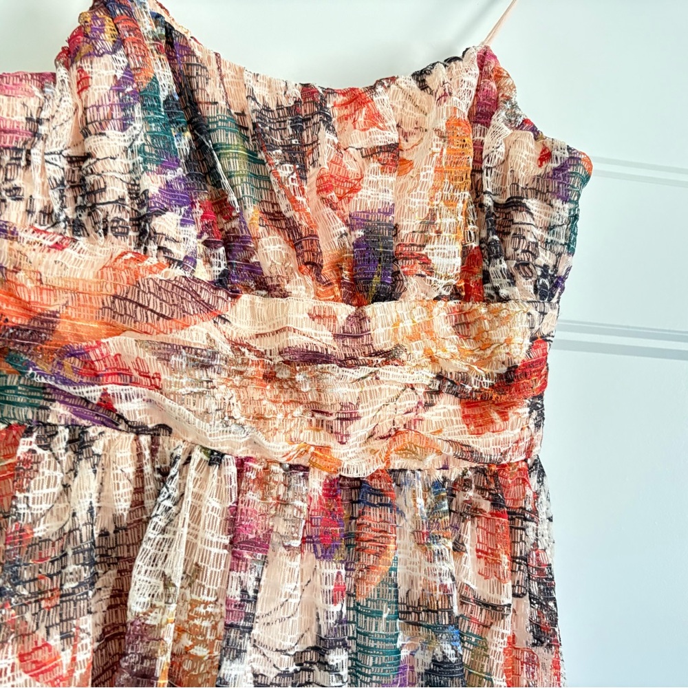 Anthropologie Maeve Mackenzie Floral Fit n Flare Dress Size 2 - Picture 7 of 14